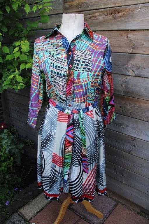 Doorknoopjurk gekleurd Desigual mt 40 Vaste prijs, Maat 38/40 (M), Overige kleuren, Ophalen of Verzenden, Zo goed als nieuw