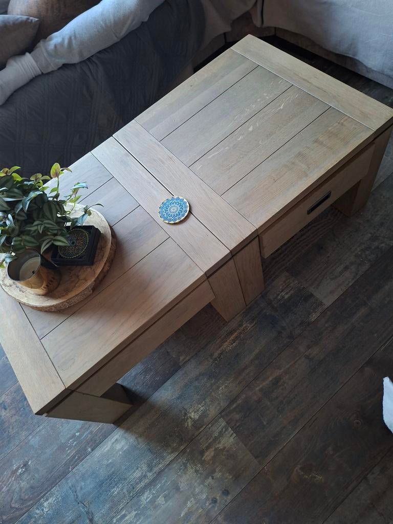 2x salon tafel van Bommel, 50 tot 100 cm, Vierkant, Minder dan 50 cm, 50 tot 100 cm
