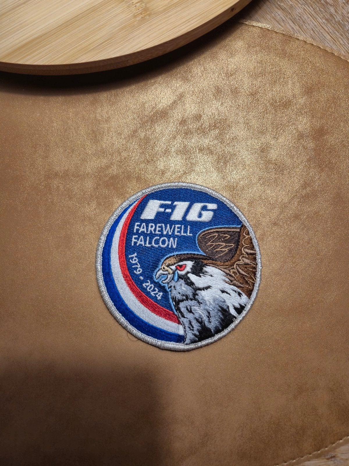Farewel Falcon F-16 patch, Ophalen, Luchtmacht, Nederland, Embleem of Badge