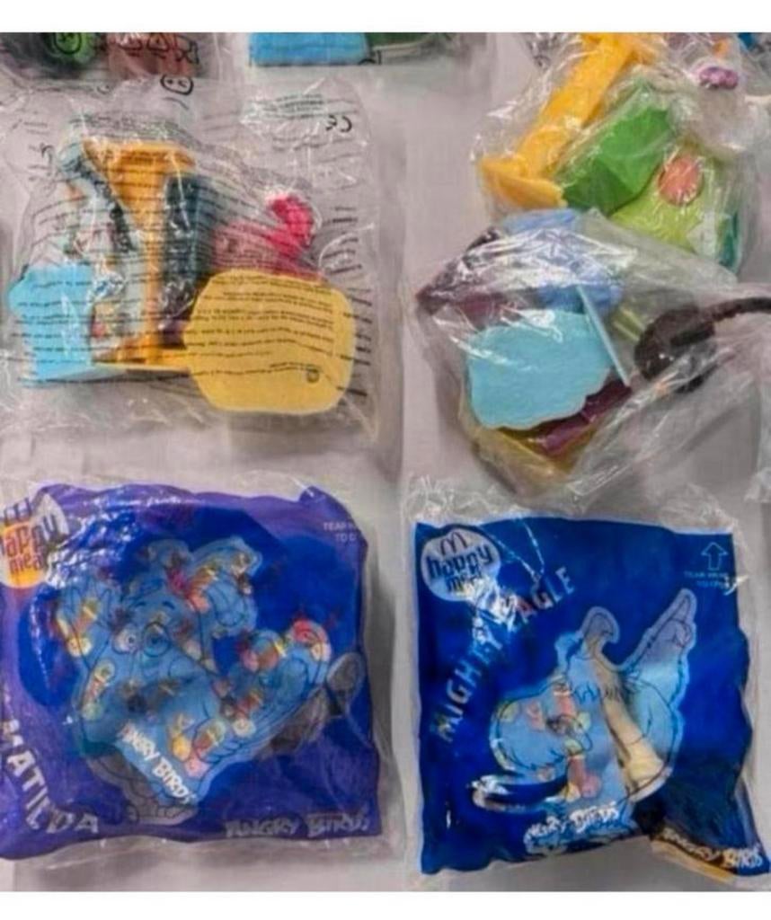 11x Vintage Happy meal McDonalds - speeltjes Angry Birds, Nieuw, Ophalen of Verzenden, H, H