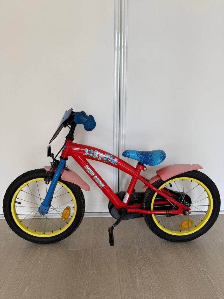 Paw Patrol 16 inch kinderfiets in zeer nette staat, Ophalen, 16 tot 20 inch, Zo goed als nieuw, Decathlon
