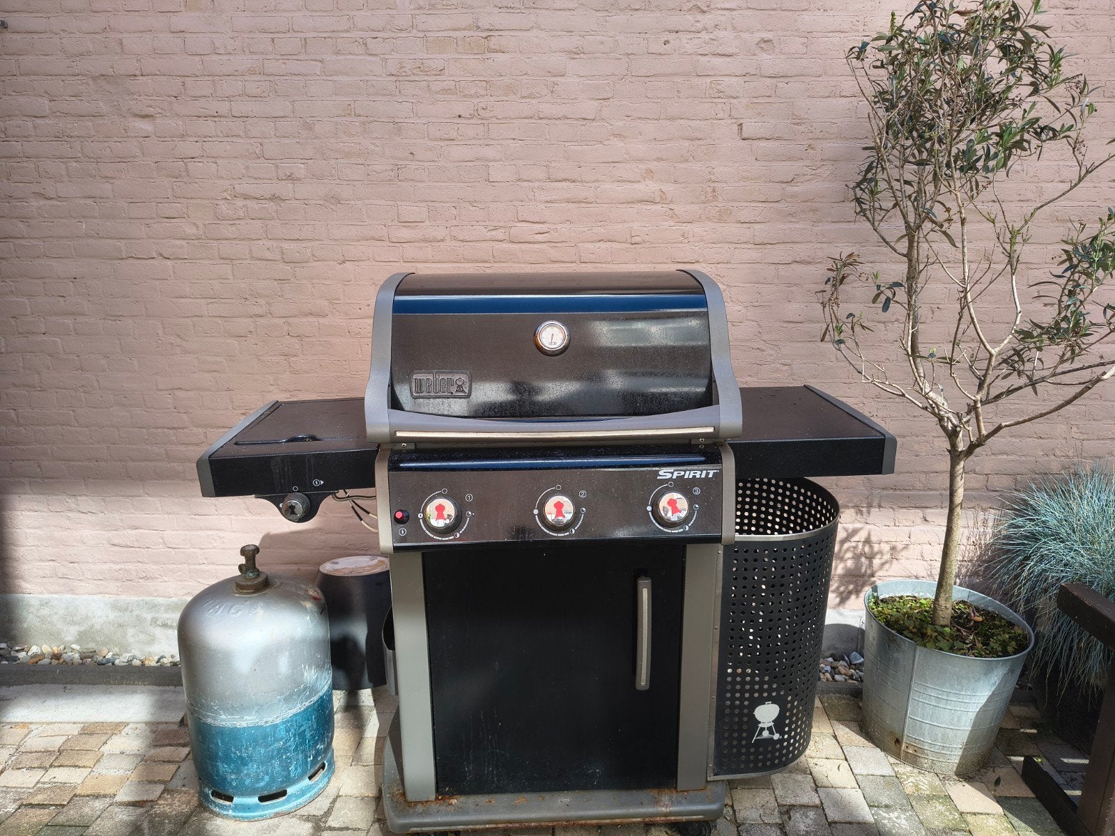 Weber Spirit E320 Gas Grill bbq inc accessories zsm ophalen!, Ophalen, Gebruikt, Weber