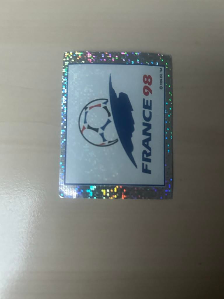 Panini France 98 WK Voetbal Sticker - Zeldzaam, Verzamelen, Ophalen of Verzenden, Zo goed als nieuw, Sport