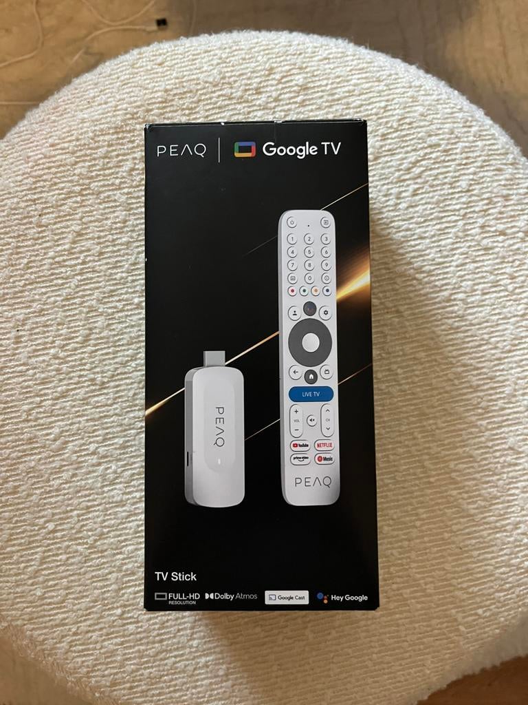 PEAQ Google Chromecast Full-HD stick TV Stick, Ophalen of Verzenden, Zo goed als nieuw, HDMI, 500 tot 1500 GB