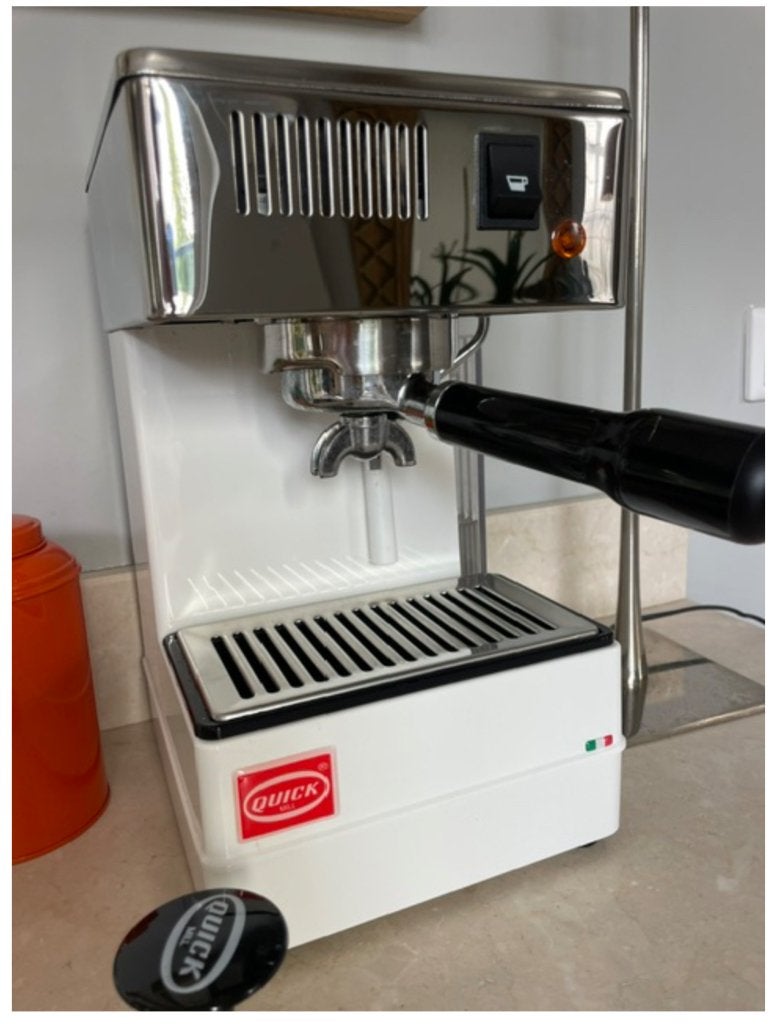 Espressomachine Quick Mill 0820, Witgoed en Apparatuur, Ophalen, Espresso apparaat, Gemalen koffie, Zo goed als nieuw