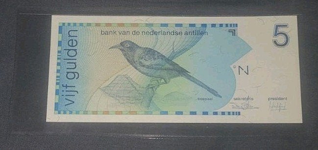 5 Gulden Nederlandse Antillen 1986 UNC, Postzegels en Munten, Bankbiljetten | Nederland, Ophalen of Verzenden, 5 gulden, Los biljet