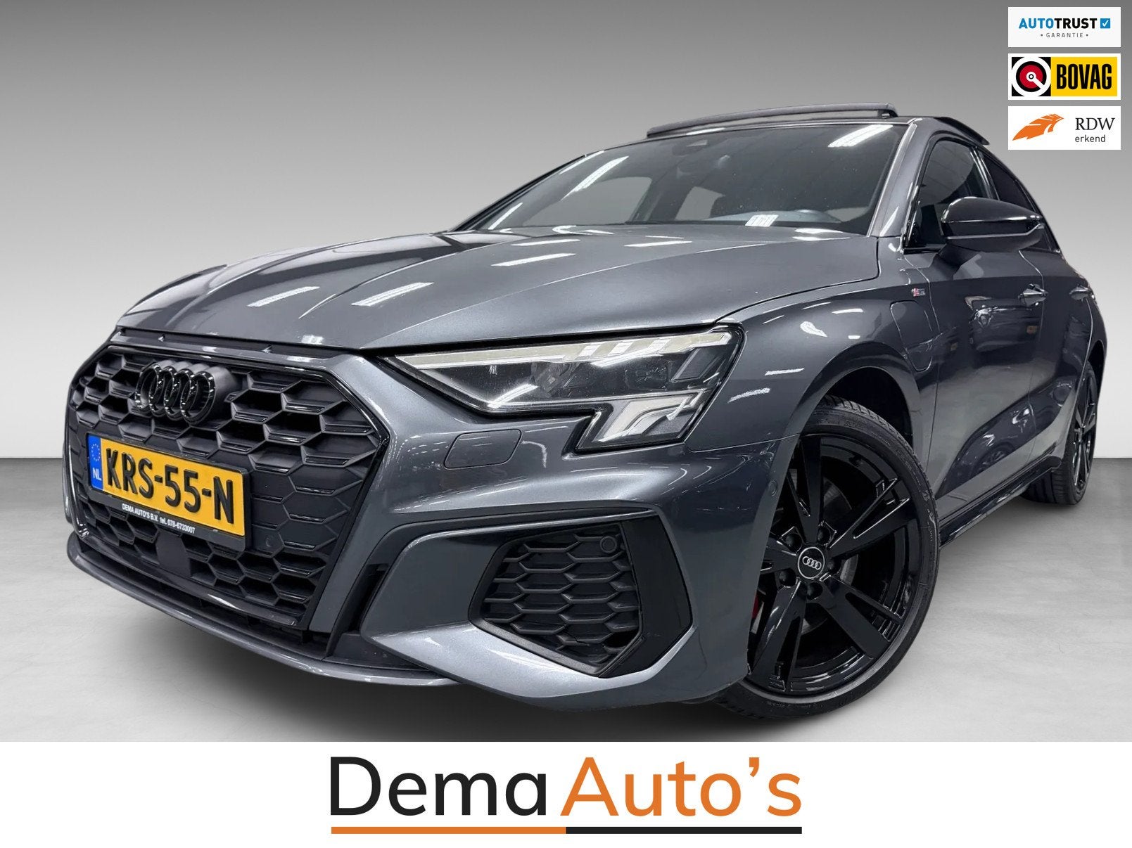 Audi A3 Sportback 45 TFSI e 3 X S-LINE S3 LOOK RS-STOELEN PA, Automatische klimaatregeling, Gebruikt, Euro 6, 4 cilinders