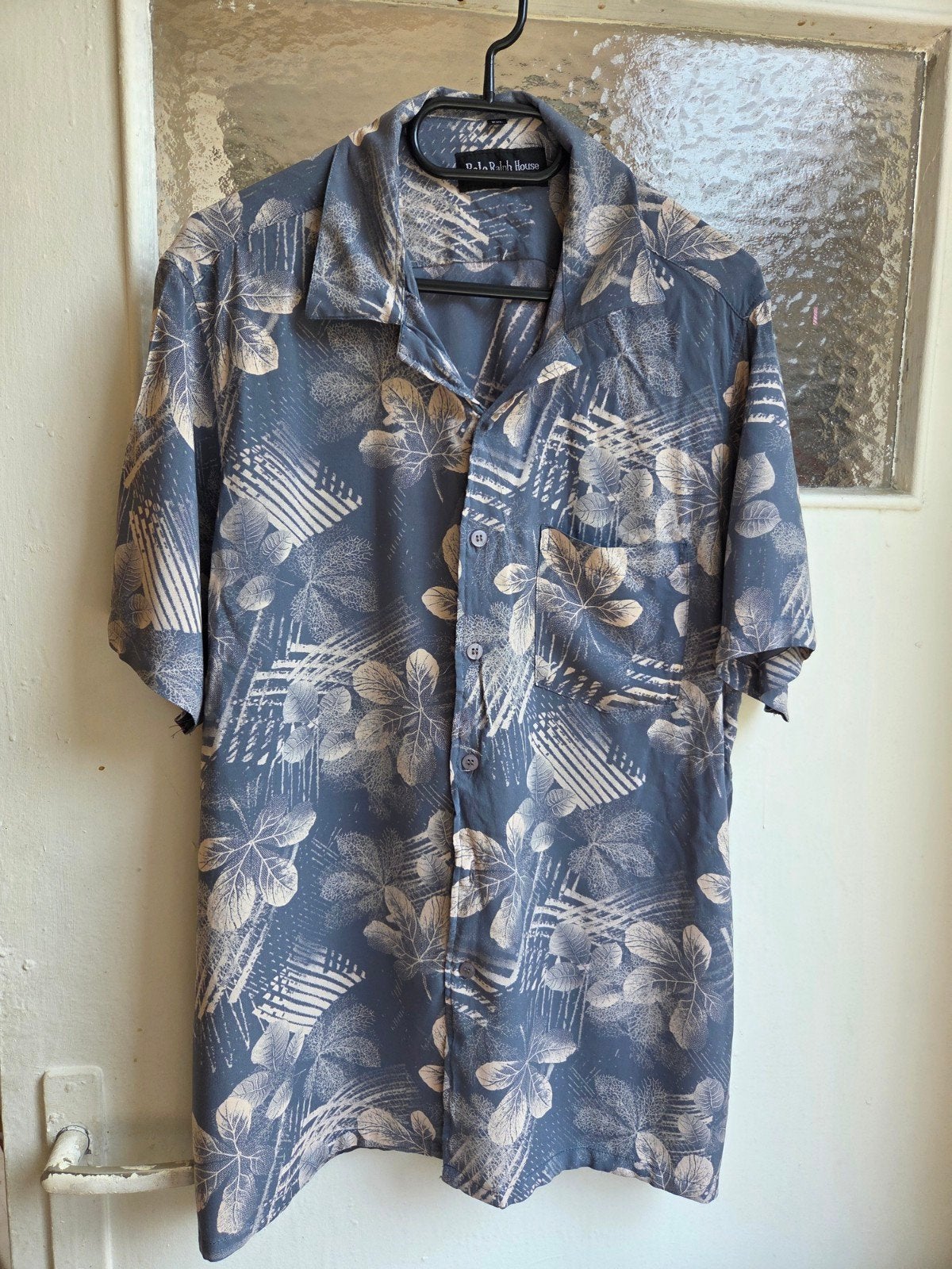 Polo Ralph House hemd overhemd maat M blauw wit, Ophalen of Verzenden, Zo goed als nieuw, Blauw, Polo Ralph Lauren