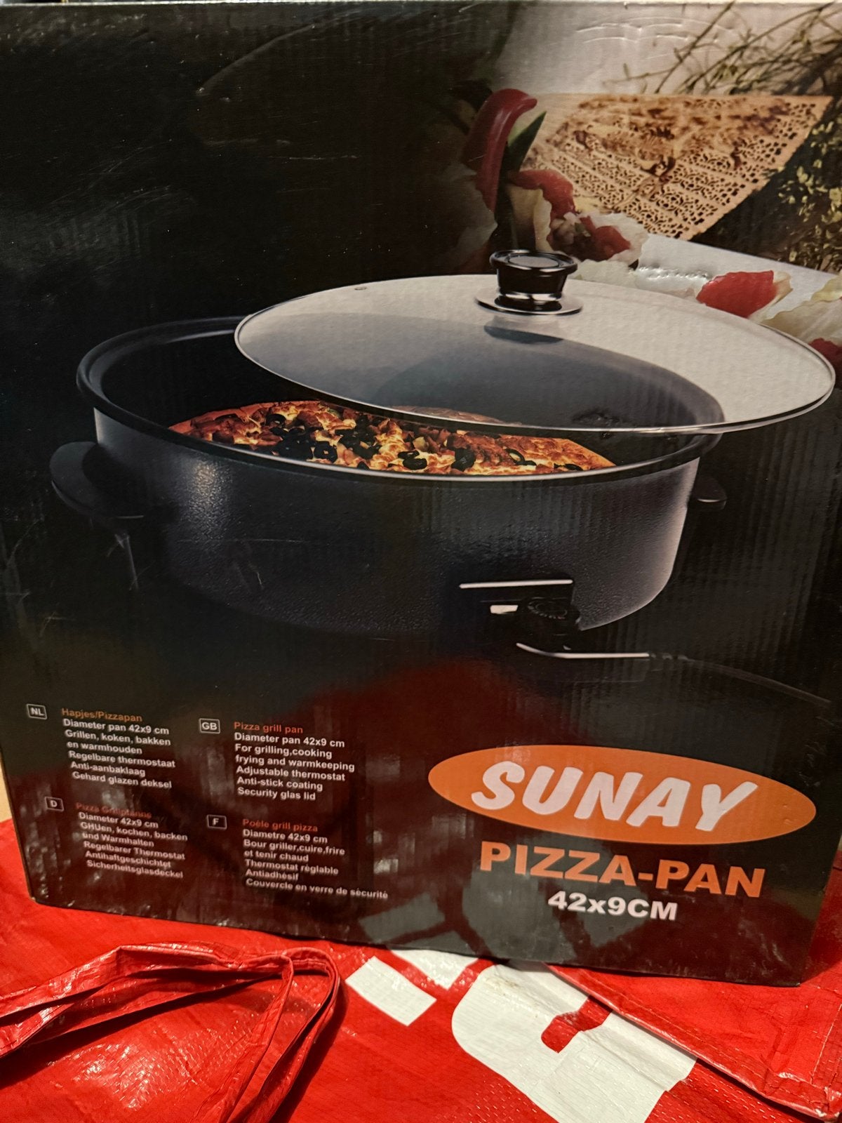 Sunay Pizza-pan, Ophalen, Minder dan 45 cm, Overige merken, Hete lucht