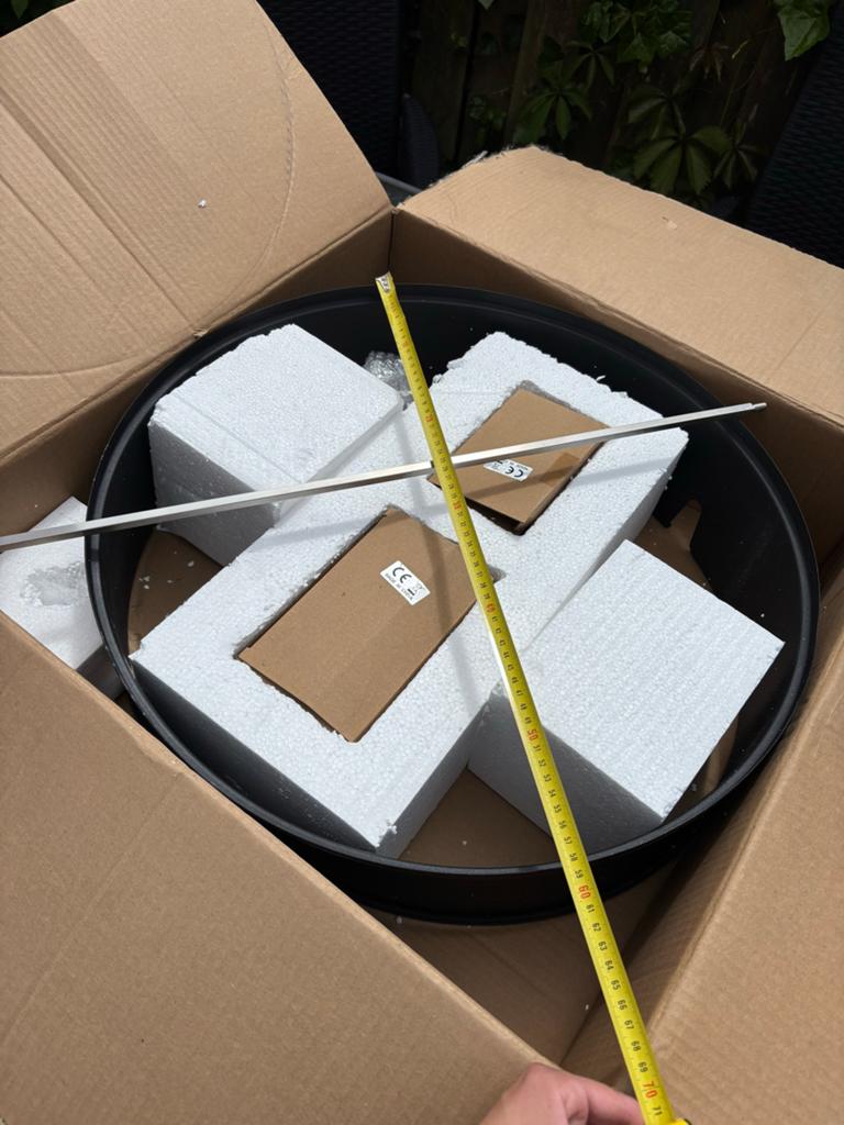 Elektrisch bbq spit 58 cm nieuw in doos, Ophalen of Verzenden