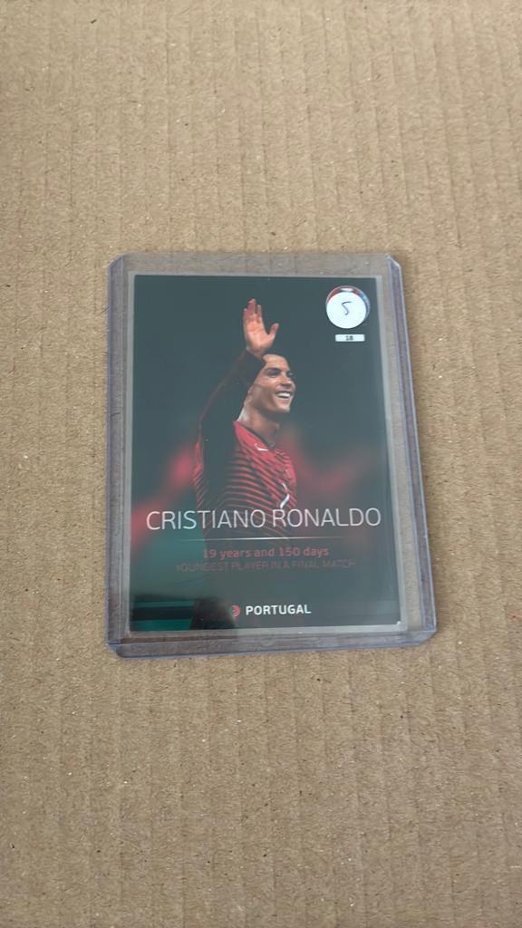Panini euro 2016 Cristiano Ronaldo, Ophalen of Verzenden, Zo goed als nieuw, Sticker