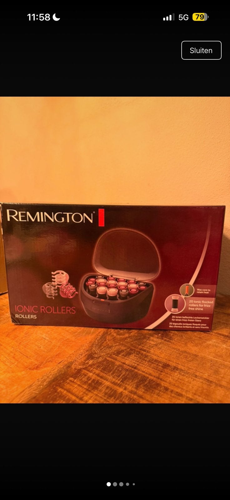 Remington ionic rollers, Ophalen of Verzenden, Nieuw, Krultang of Stijltang