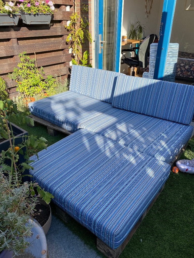 Tuinmeubel bank, Ophalen, Gebruikt, 3 zitplaatsen, Loungeset