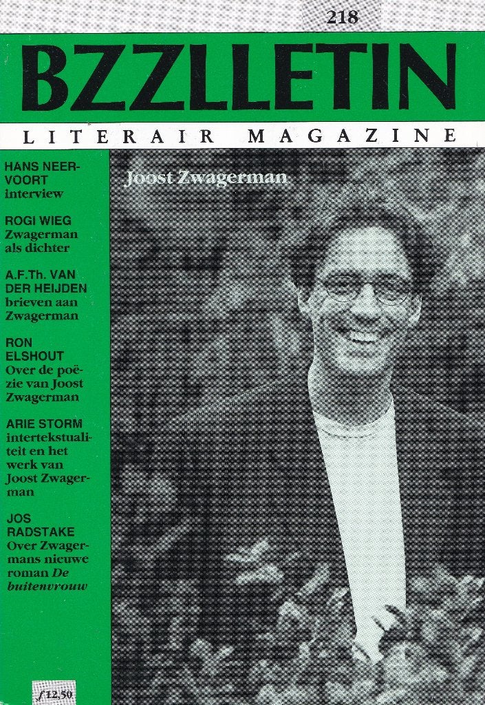BZZLLETIN 218 – Joost Zwagerman – september 1994, Boeken, Verzenden, Nieuw, Overige typen