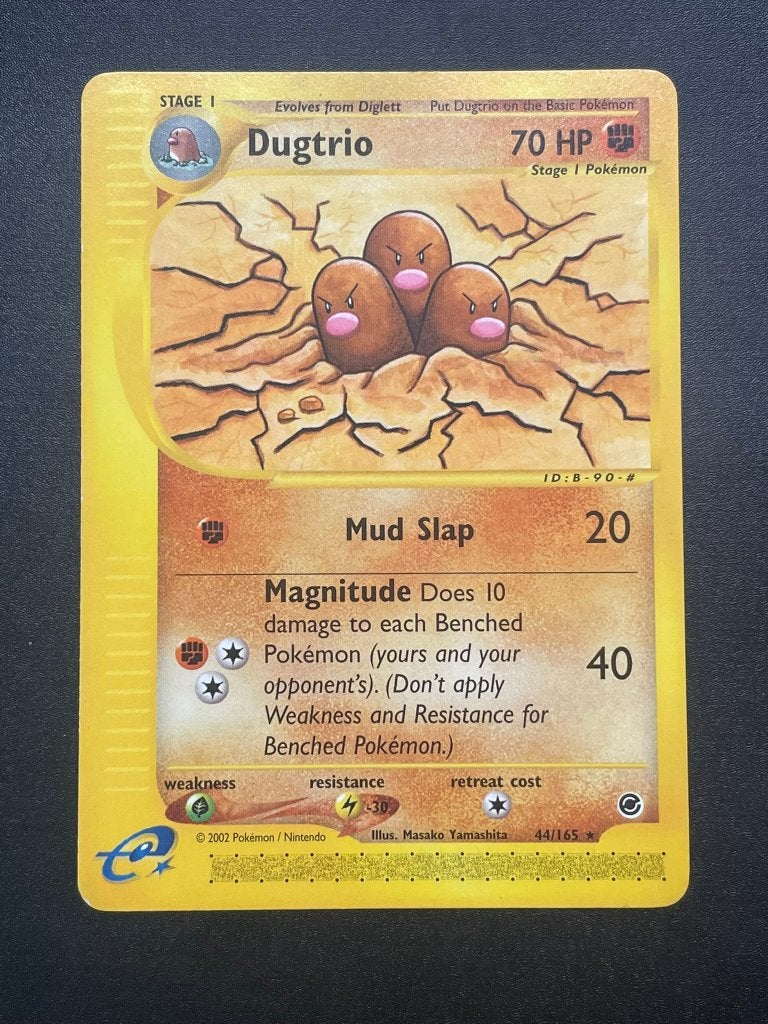 Dugtrio 44/165 , Expedition Base Set, Hobby en Vrije tijd, Verzamelkaartspellen | Pokémon, Ophalen of Verzenden, Zo goed als nieuw