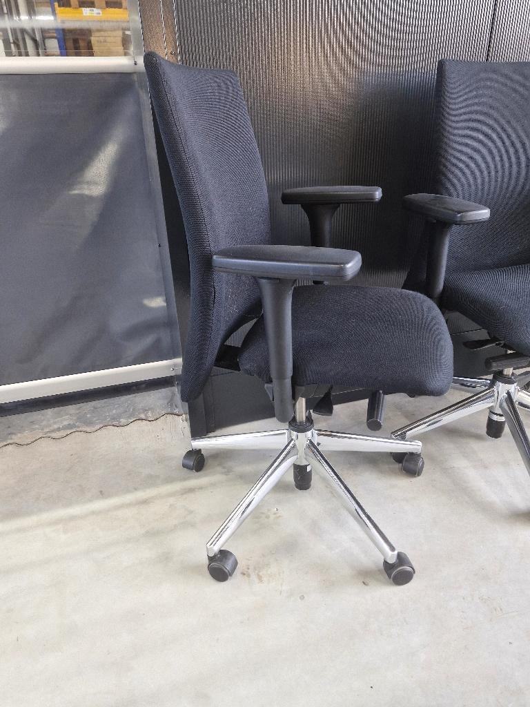 Haworth Comforto 55 bureaustoelen zwart ergonomisch, Postbus, Zwart, Info.eu@haworth.com, Ophalen of Verzenden