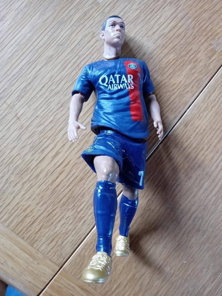 Mbappe pop 18cm, Ophalen of Verzenden, Gebruikt, Buitenlandse clubs, Beeldje of Poppetje