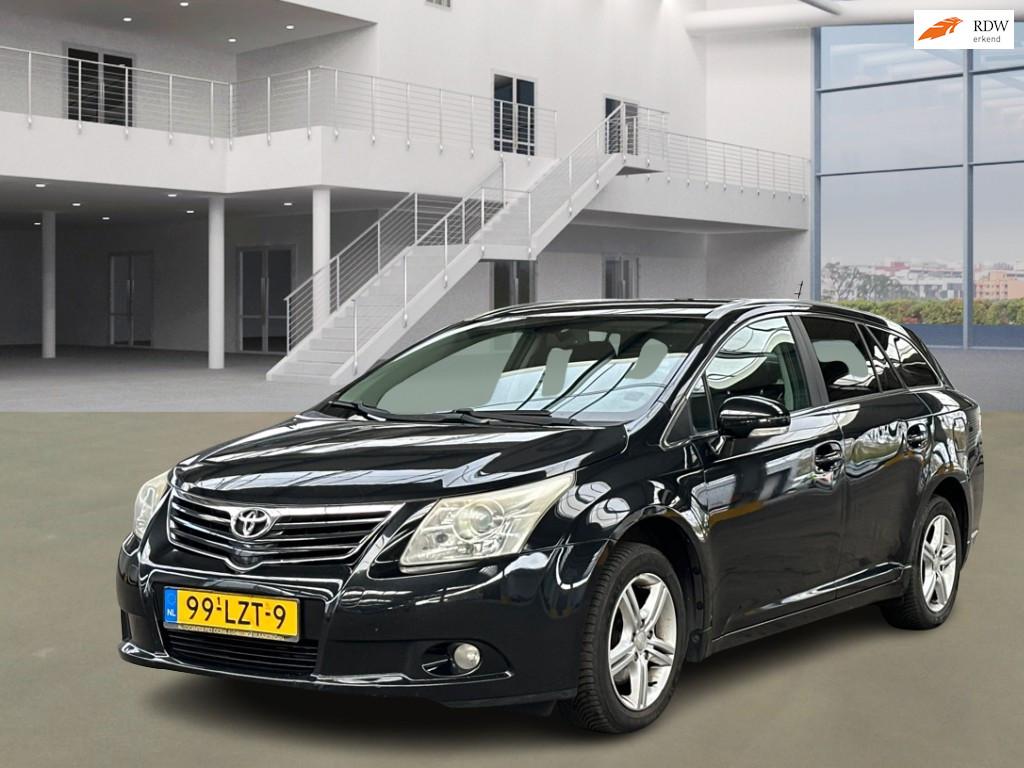 Toyota Avensis Wagon 2.0 VVTi Business AUT NAVI PSENSOR TREK, Euro 5, 4 cilinders, Zwart, 1987 cc