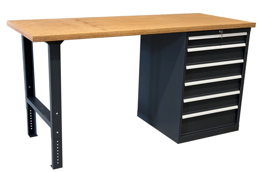 E-Tools | premium line 77755 Werkbank met Kast | B2000 x, Niet ingevuld, Niet ingevuld, Niet ingevuld