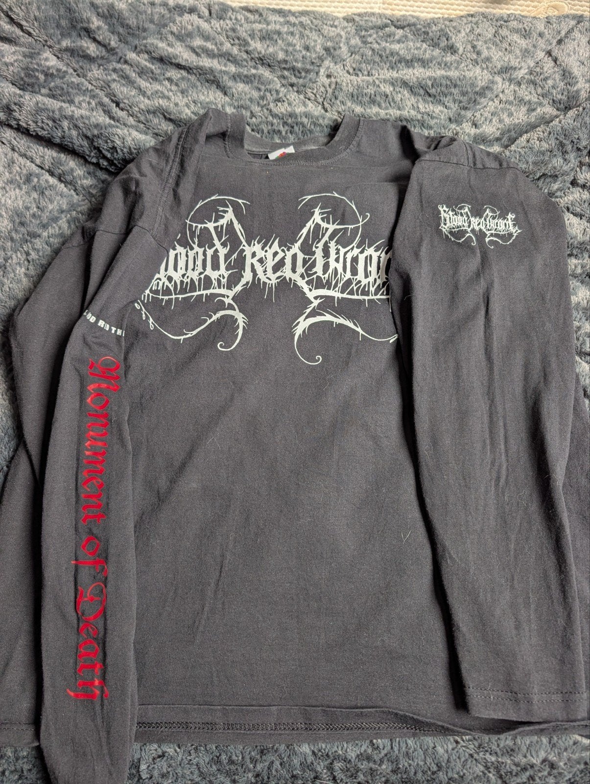 Blood Red Throne Vintage Longsleeve XL, Zwart, Maat 56/58 (XL), Ophalen of Verzenden, Gedragen