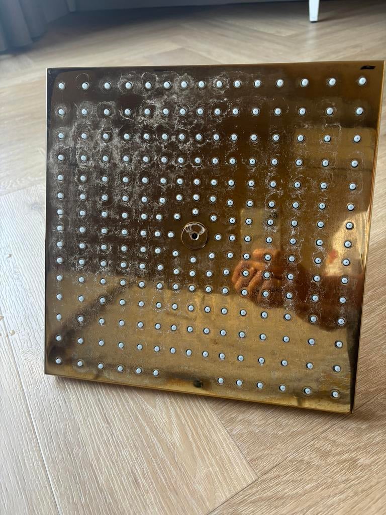 Hansgrohe gouden raindance E regendouche plafondaansluiting, Doe-het-zelf en Verbouw, Sanitair, Ophalen of Verzenden, Gebruikt