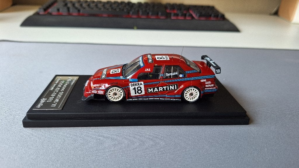 1:43 Alfa Romeo 155V6 Ti #18 ITC- HPi Racing, Ophalen of Verzenden, Zo goed als nieuw, Auto, Overige merken
