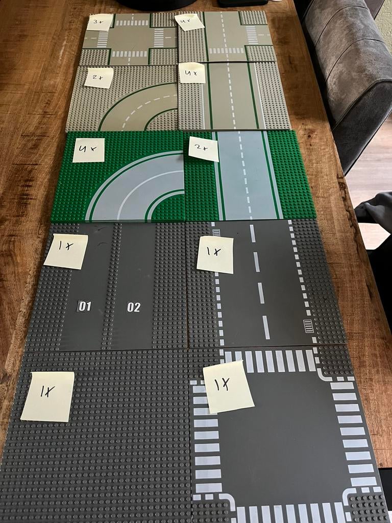 Lego verkeersplaten, Ophalen of Verzenden, Gebruikt, Grondplaat, Lego