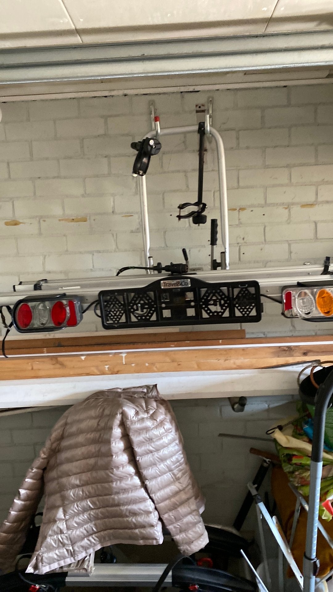 Fietsendrager met snelsluiter, Ophalen, Gebruikt, 2 fietsen, Trekhaakdrager