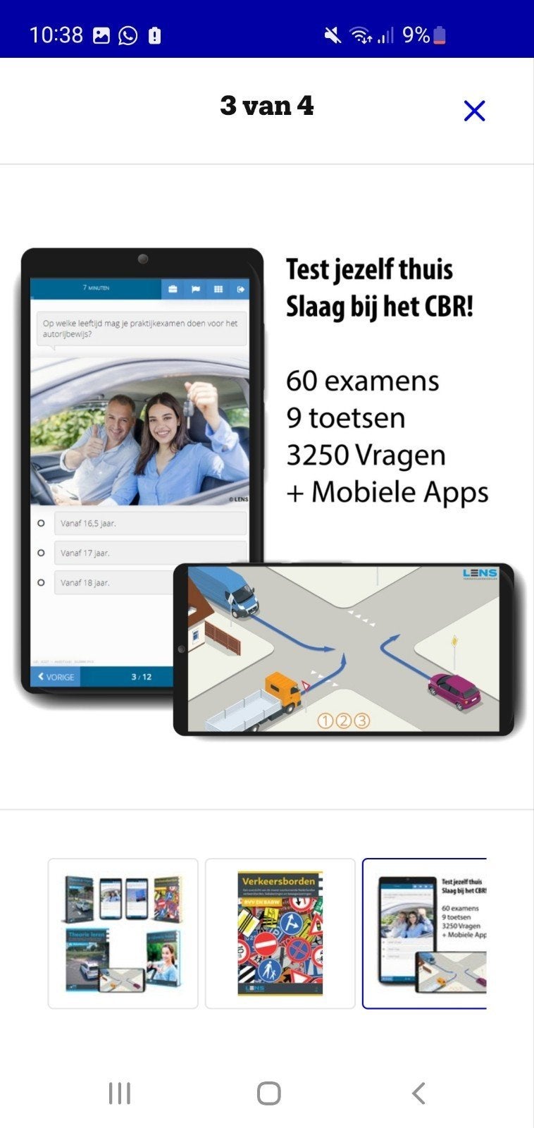 Auto theorieboek compleet pakket, Ophalen, Zo goed als nieuw, Algemeen