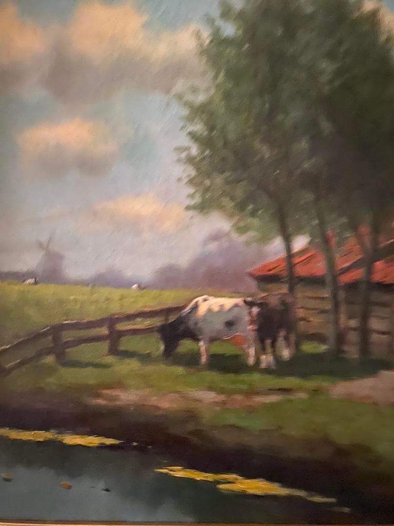 Op het  boerenland gesigneerd, Ophalen of Verzenden