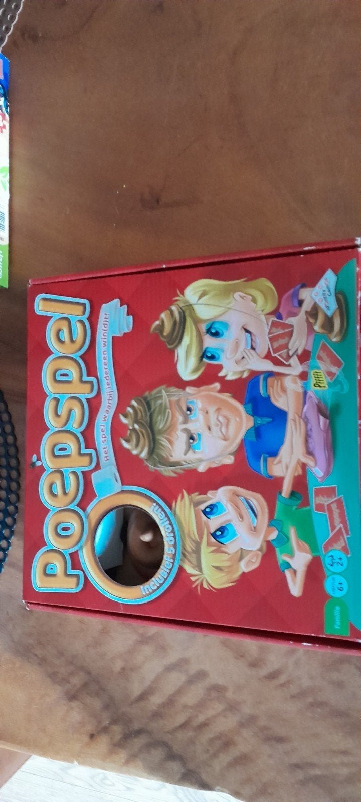 Poepspel Kaarten - Leuk kaartspel voor jong en oud, Hobby en Vrije tijd, Drie of vier spelers, Ophalen of Verzenden, Gebruikt