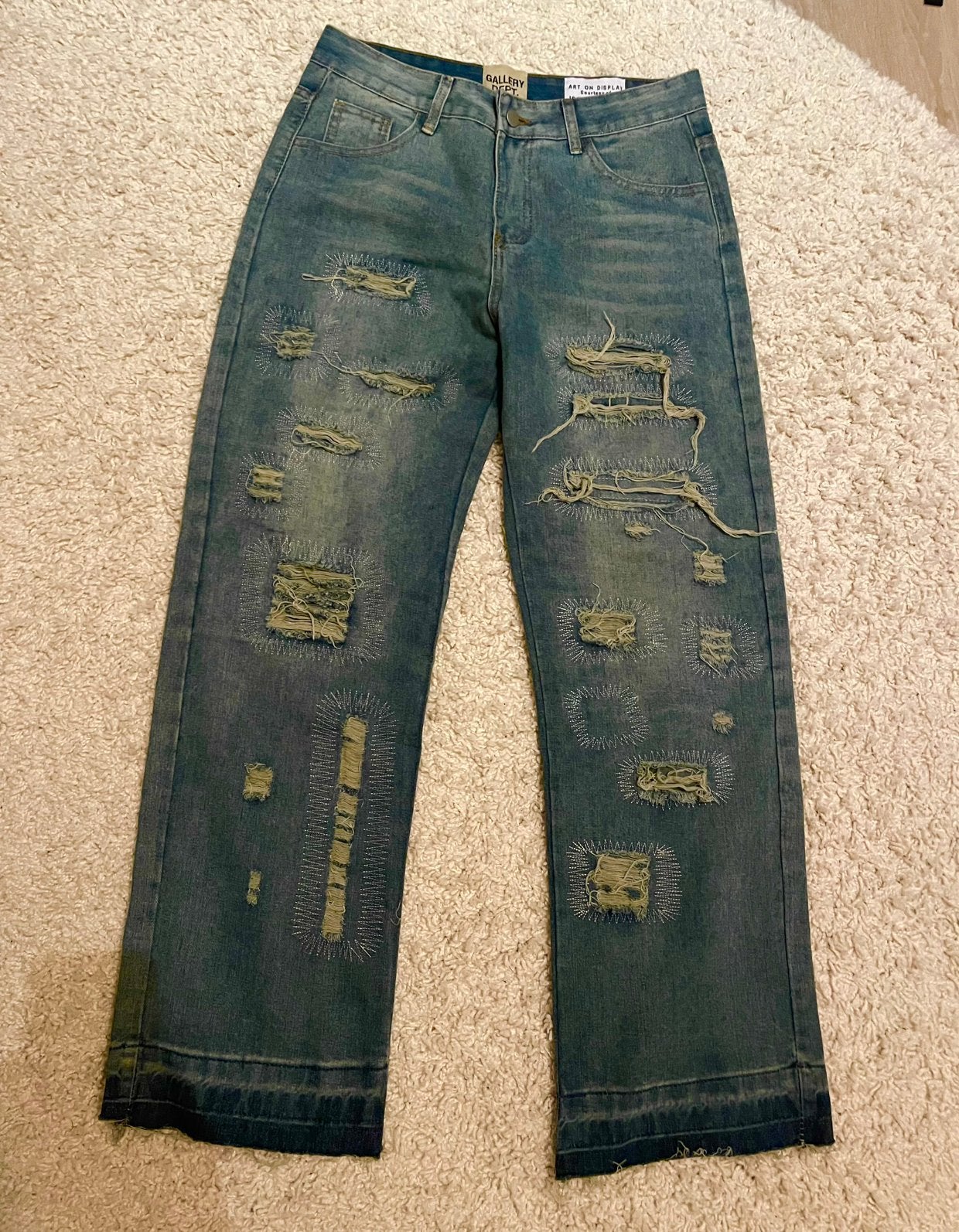 Gallery dept. jeans heren flared, Ophalen of Verzenden, Nieuw, Maat 48/50 (M), Blauw