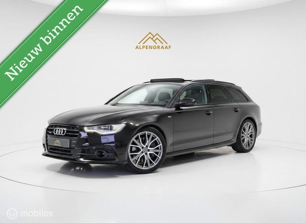 Audi A6 Avant 3.0 TFSI S-Line quattro Sport Edition Pro line, Auto's, Automaat, Euro 5, Gebruikt, Zwart