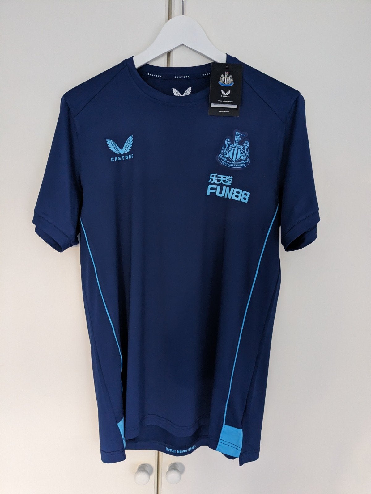 Castore Newcastle United Shirt Origineel, Zwart, Nieuw, Ophalen of Verzenden, Maat 48/50 (M)