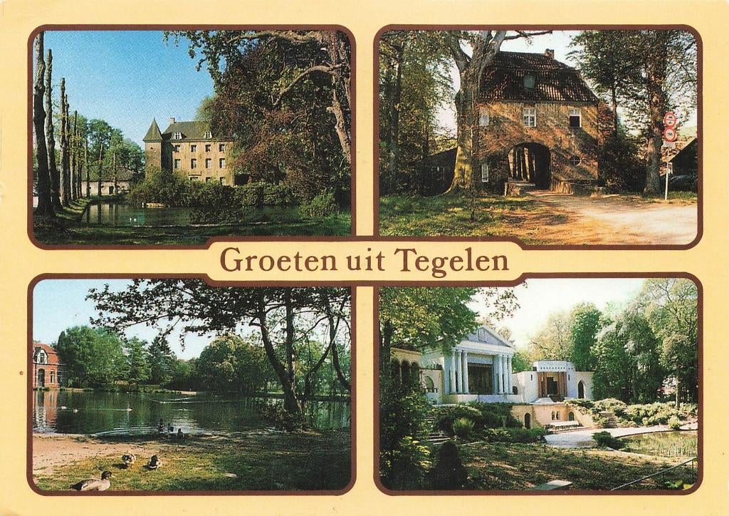 Groeten uit Tegelen, Verzamelen, Ansichtkaarten | Nederland, Ophalen of Verzenden, 1980 tot heden, Gelopen, Limburg