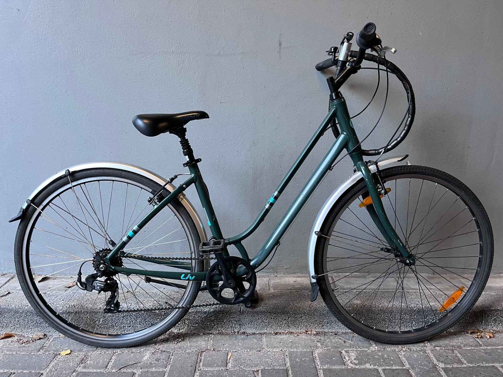 Liv damesfiets 7 versnellingen, goede staat, Velgrem, Ophalen, Overige merken, Minder dan 10 versnellingen