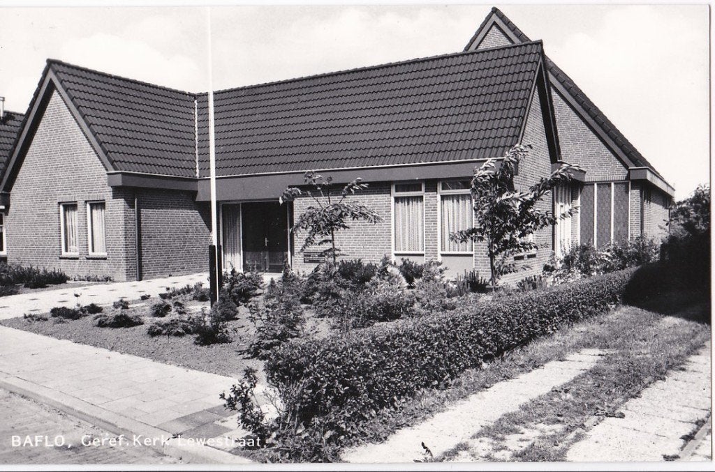 Baflo (Gr) Geref. Kerk Lewestraat ., Verzamelen, Ophalen, 1960 tot 1980, Ongelopen, Groningen