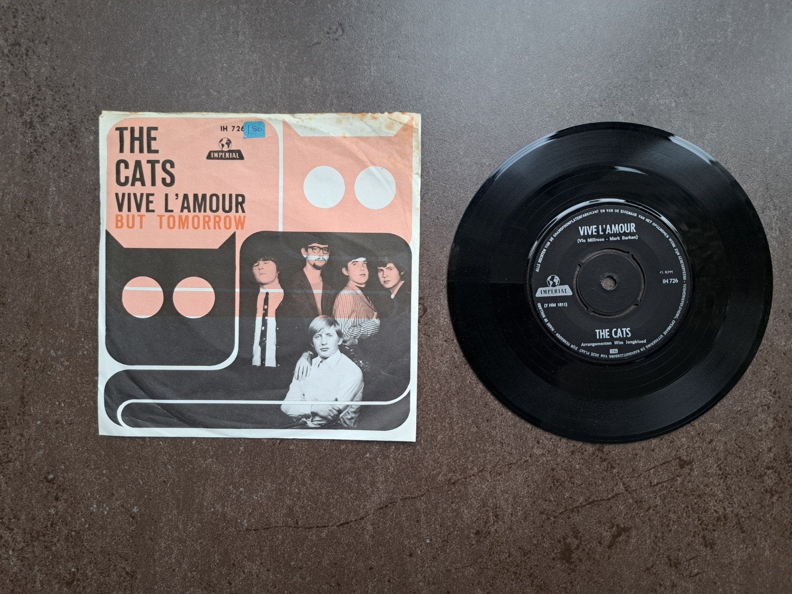 Single The Cats. Vive l'amour, but tomorrow, Cd's en Dvd's, Ophalen of Verzenden