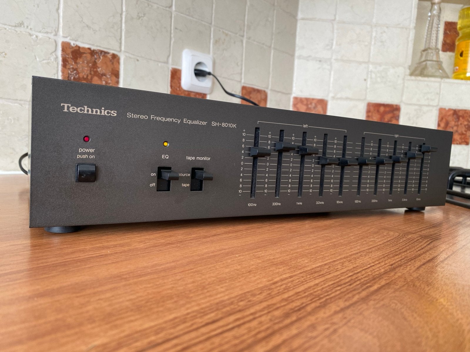 Technics SH-8010K Stereo Frequentie Equalizer, Ophalen of Verzenden, Gebruikt