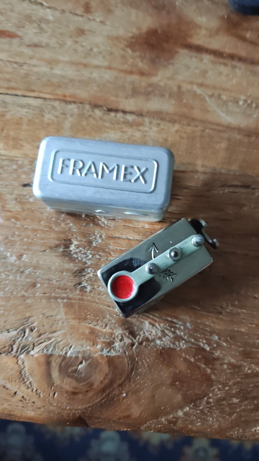 Vintage Framex mechanische zelfontspanner Autoknips-stijl, Overige merken, Overige typen, Ophalen of Verzenden, Gebruikt