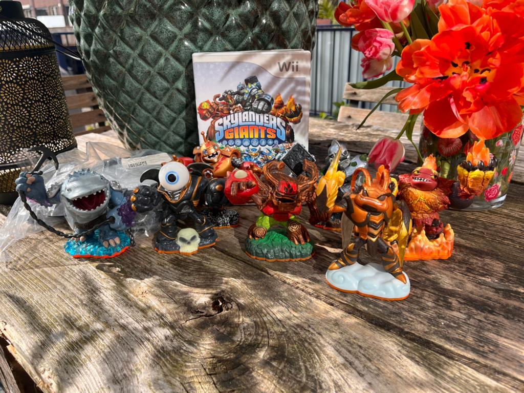 Skylanders Giants Wii game, Avontuur en Actie, Gebruikt, 1 speler, Eén computer