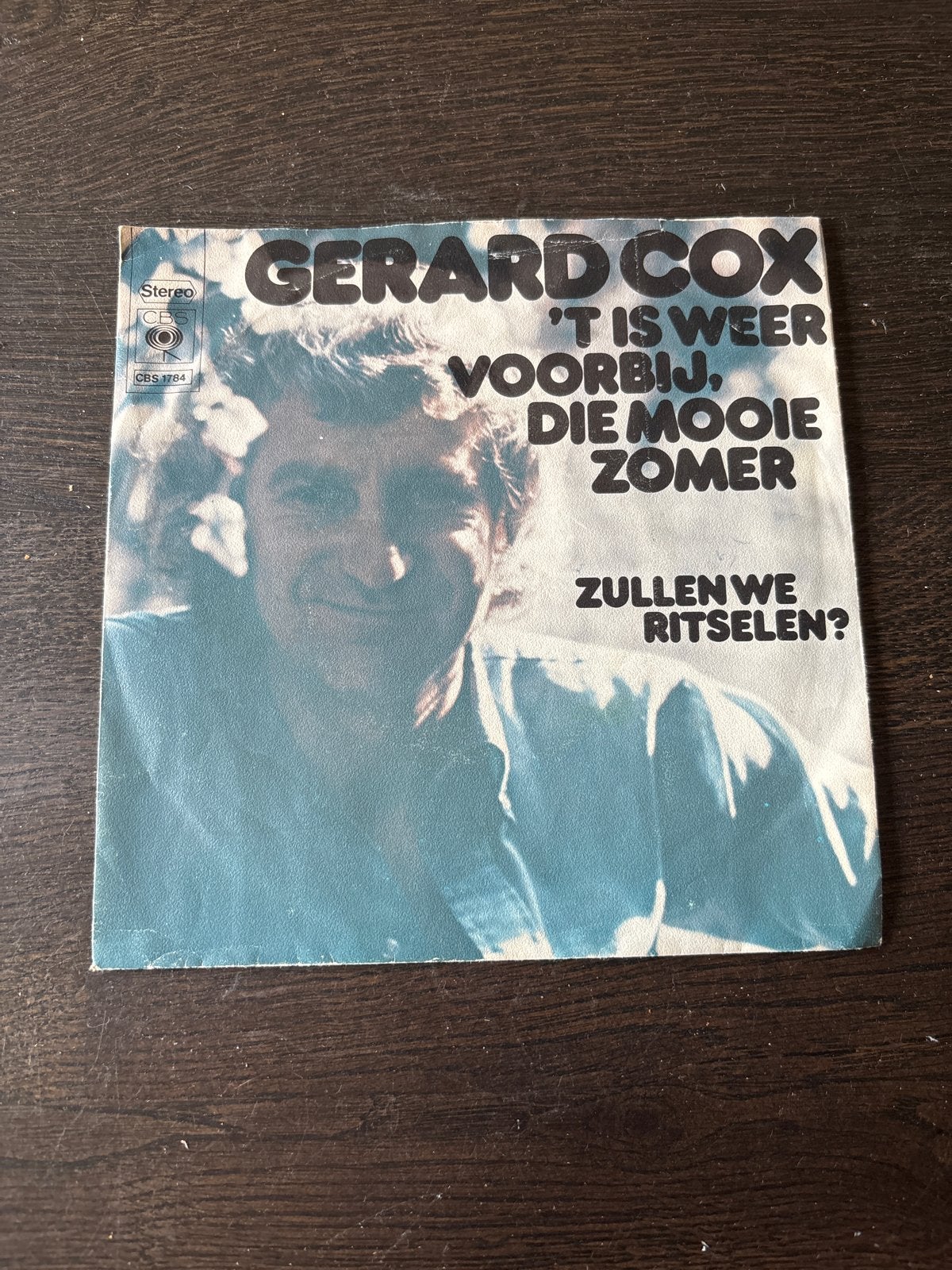 Gerard Cox - 't Is Weer Voorbij, Die Mooie Zomer Single, Ophalen of Verzenden, Gebruikt, Nederlandstalig