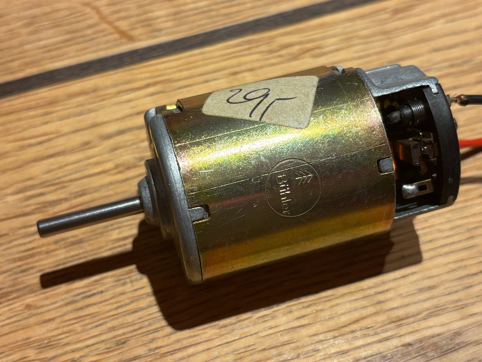 Bühler Elektromotor - passen Meccano tandwielen op, Ophalen of Verzenden