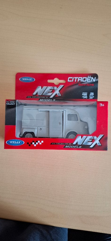 Welly Citroën Type H Bestelbus - Grijs (Nieuw in Doos), Overige merken, Auto, Onbekend, Nieuw
