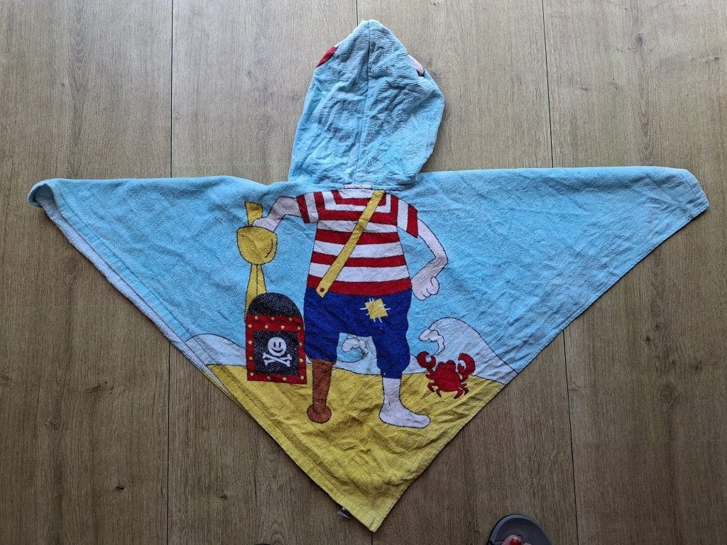 Fijne badcape Piraat, Ophalen of Verzenden, Zo goed als nieuw, Overige typen