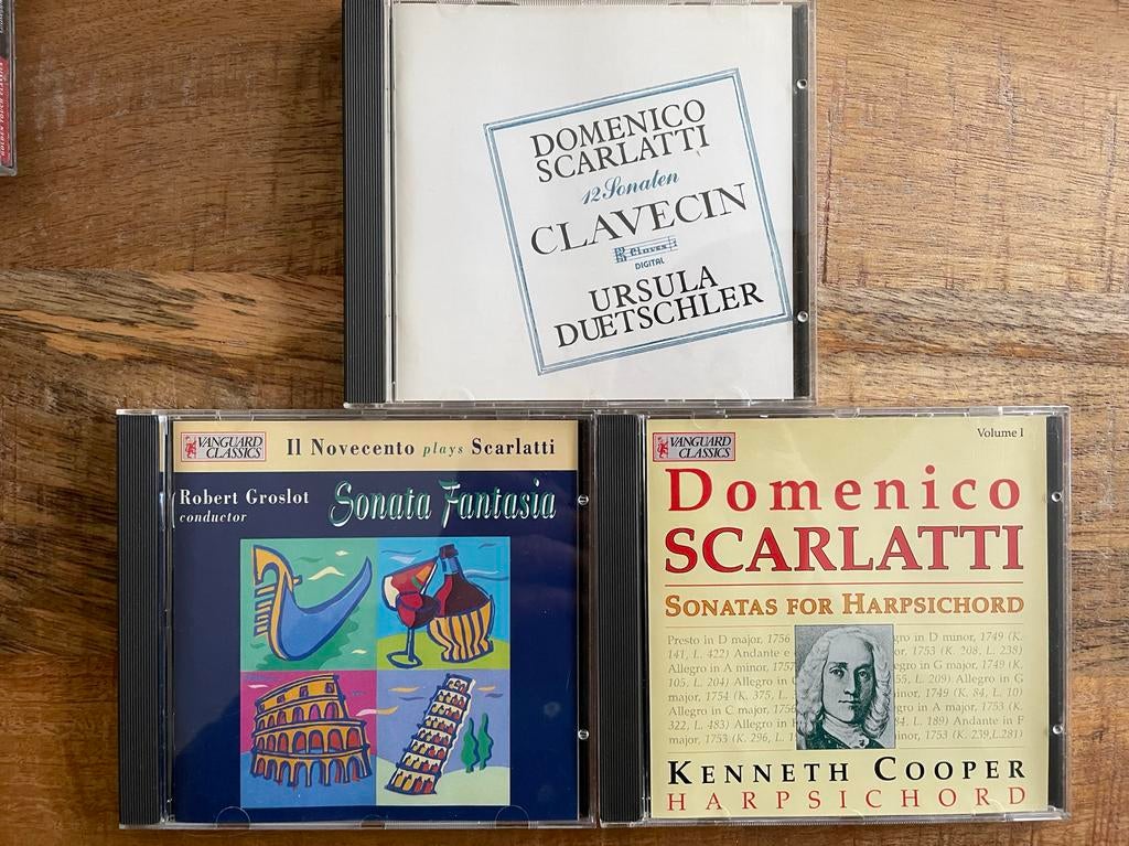Domenico Scarlatti 3 CD's - Clavecimbel Sonates, Boxset, Ophalen of Verzenden, Barok, Kamermuziek