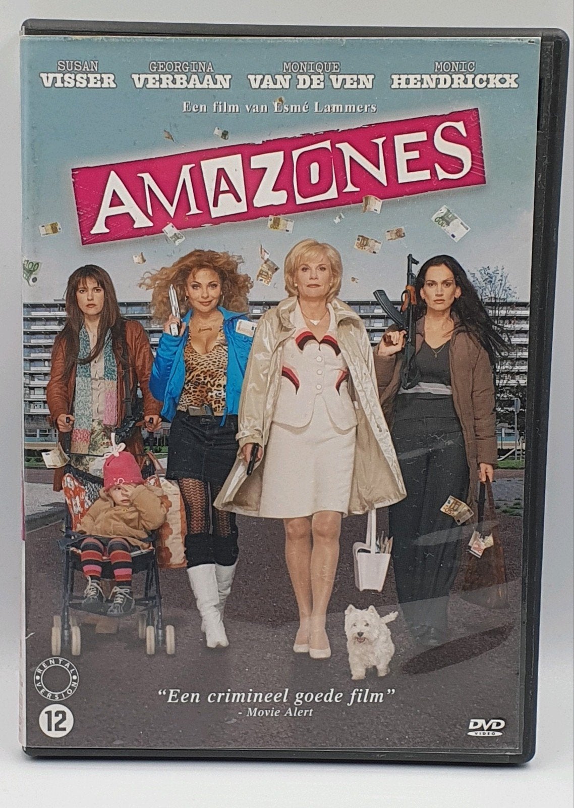 Te koop: Amazones DVD - Nederlandse komedie/misdaadfilm, Cd's en Dvd's, Gebruikt, Overige genres, Nederlands, Ophalen of Verzenden