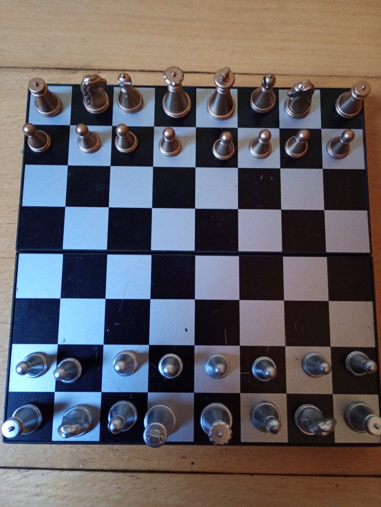 Schaakspel magnetisch, Een of twee spelers, Ophalen, Gebruikt, Reisspel