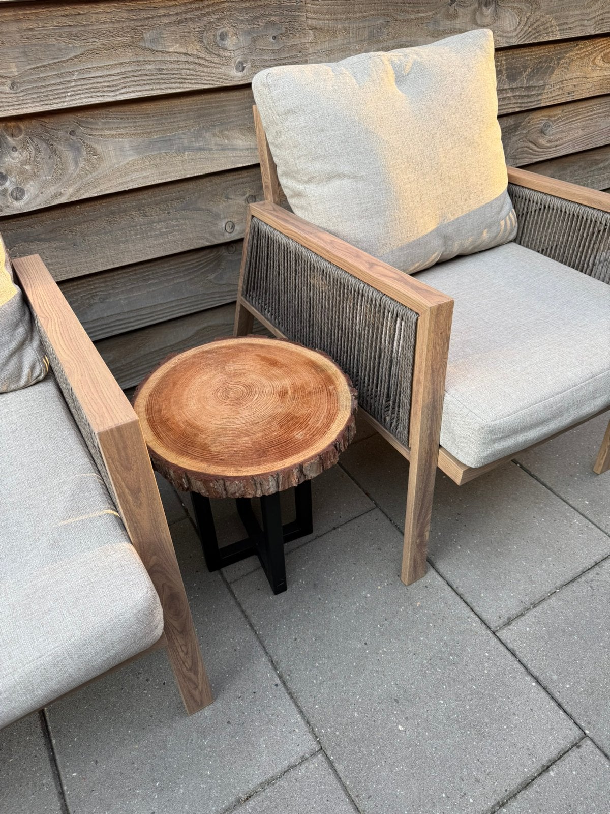 Bijzet tafel, Huis en Inrichting, Tafels | Bijzettafels, Ophalen, Minder dan 45 cm, Minder dan 55 cm, Rond