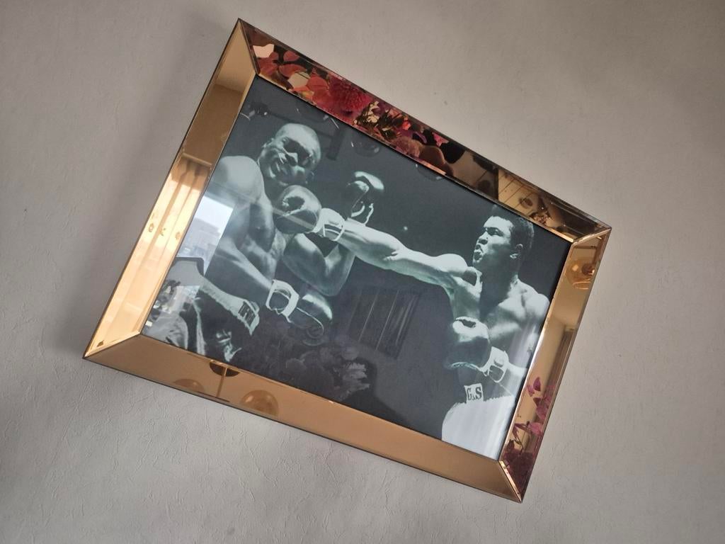 Eric Kuster stijl schilderij Muhammed Ali, Ophalen, 50 tot 75 cm, Zo goed als nieuw, Schilderij